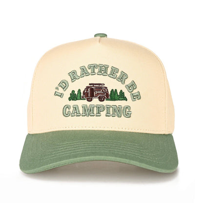 I'd Rather Be Camping Hat