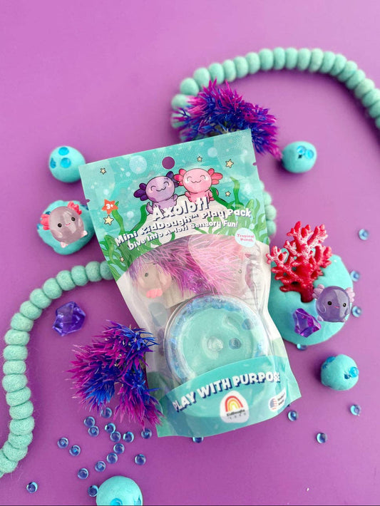 Axolotl Mini Play Pack - Kids Play Dough