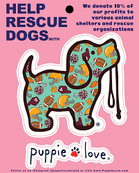 Football Puppie Love Sticker