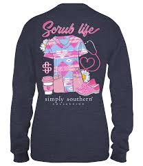 Scrub Life Simply Southern Shirt