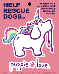 Unicorn Puppie Love Sticker