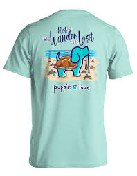 Not all Who wander are lost Puppie Love shirt