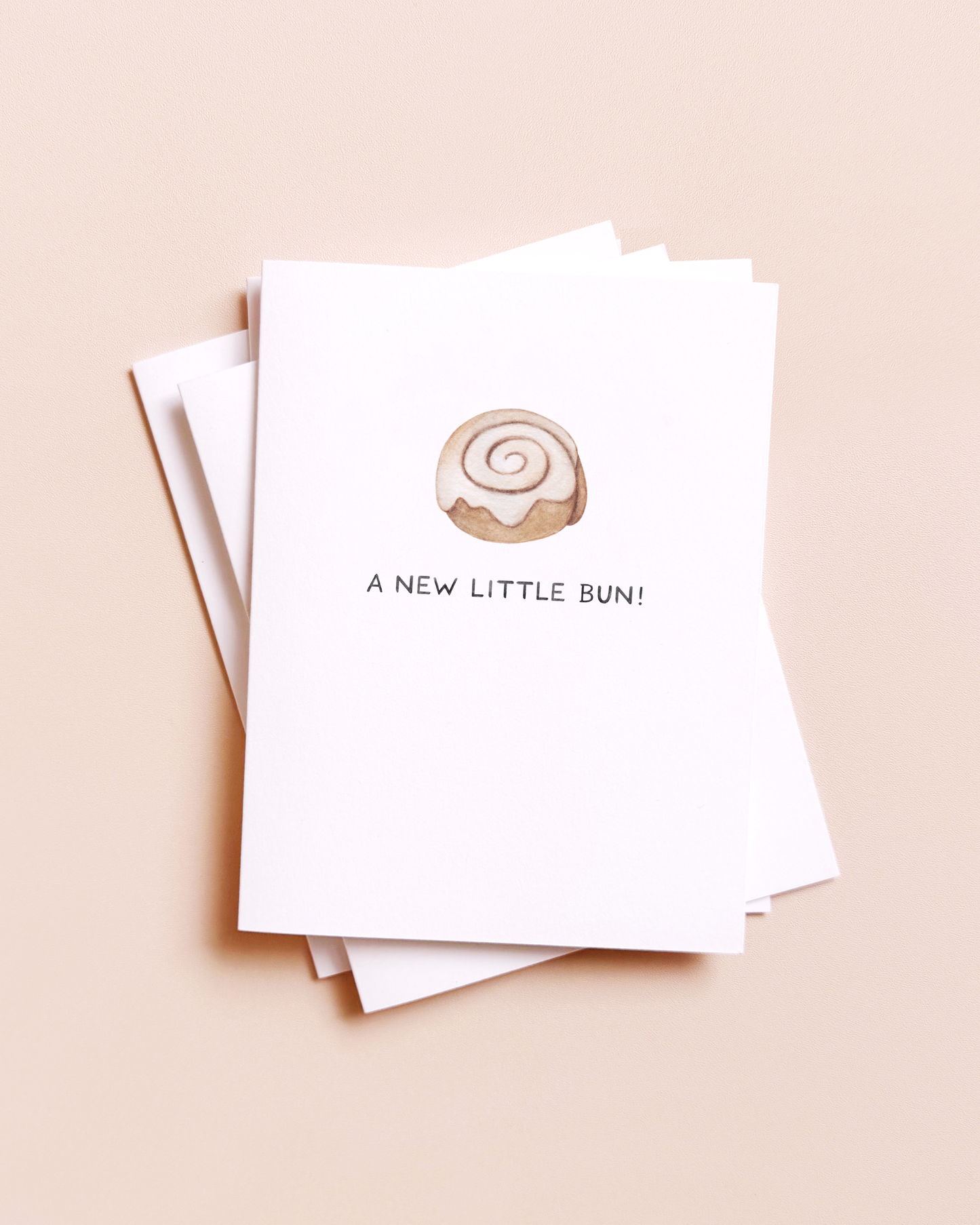 A New Little Bun Greeting Card