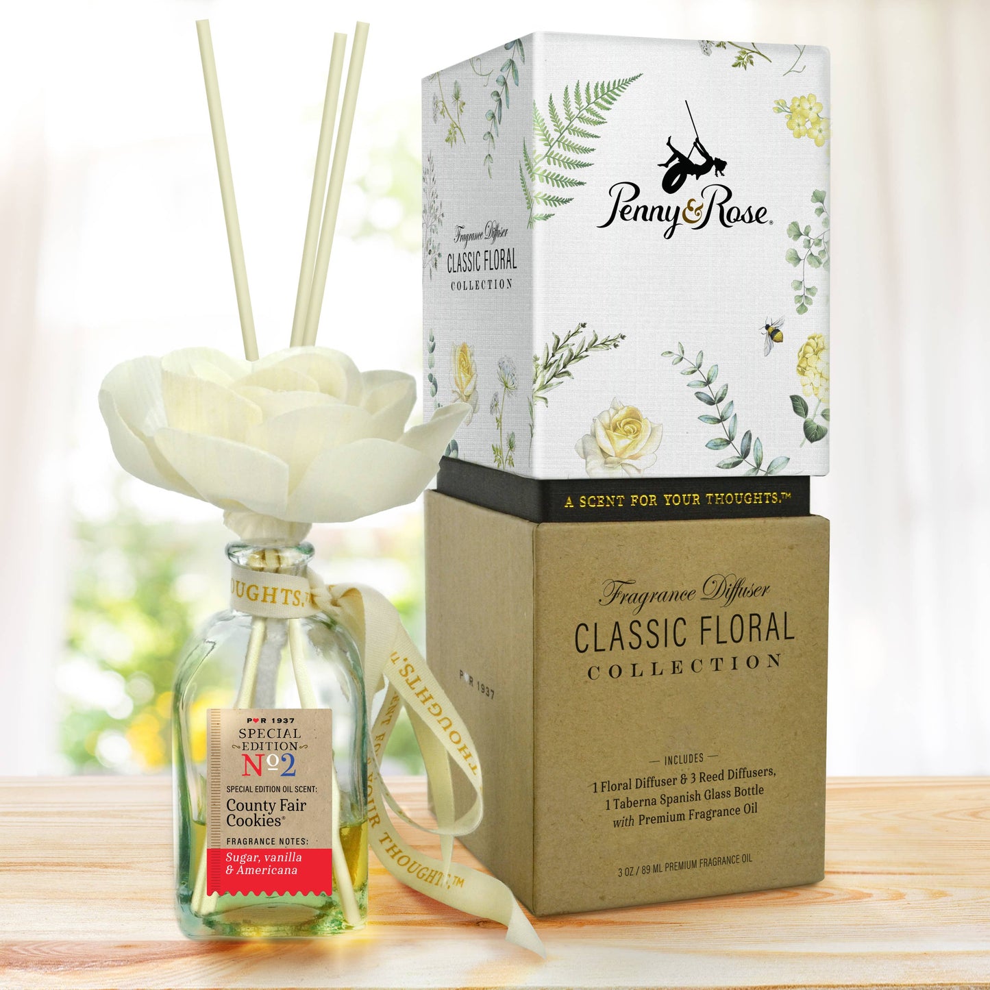 Penny and Rose Classic Floral Diffuser