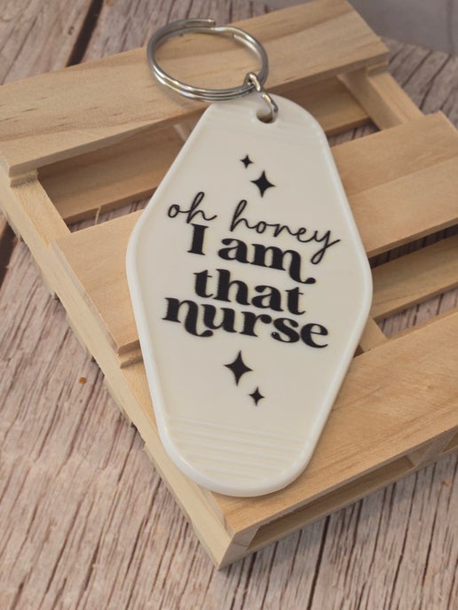 Motel Keychain