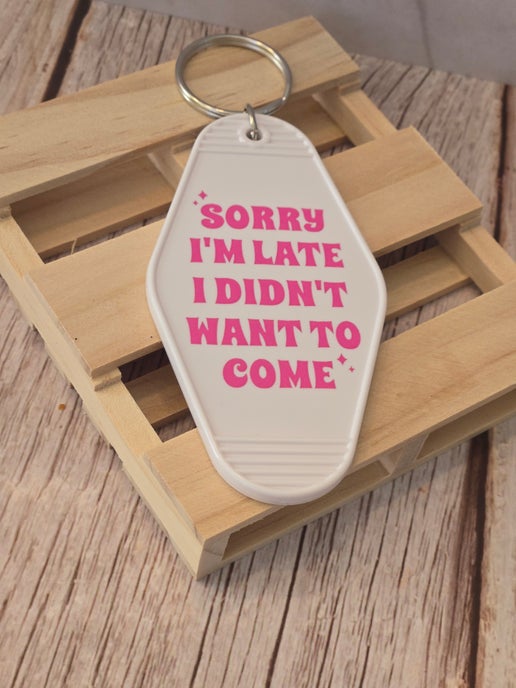 Motel Keychain
