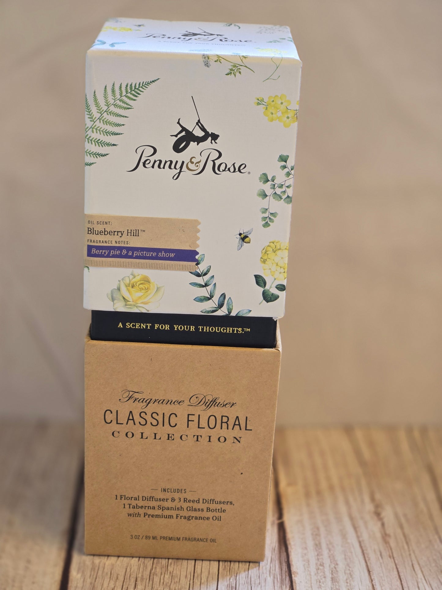 Blueberry Hill Classic Floral Diffuser