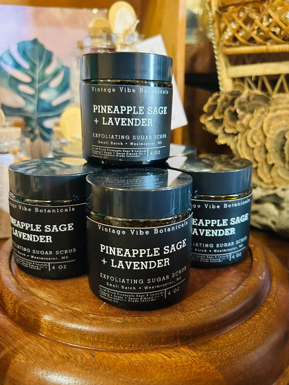 Pineapple, Sage and Lavender Sugar Scrub