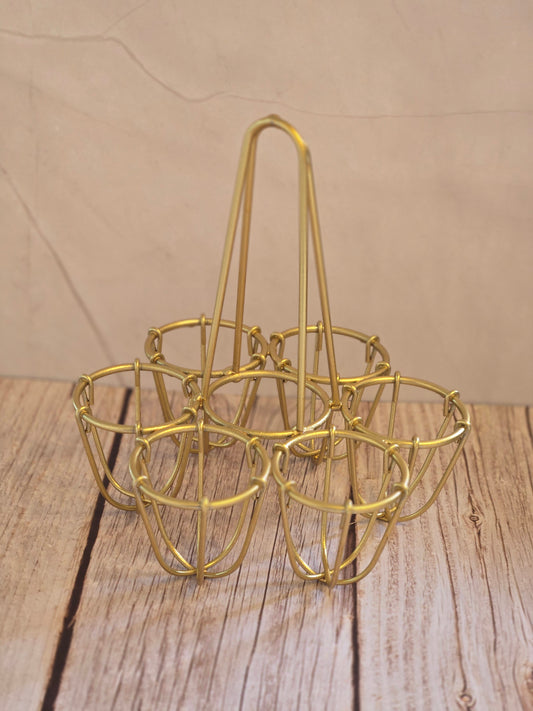 Metal egg holder