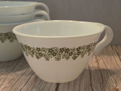 Green Daisy Corelle Cup