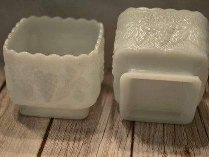 Milk Glass Planter