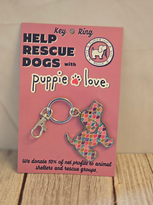 Scales Puppie Love Keychain